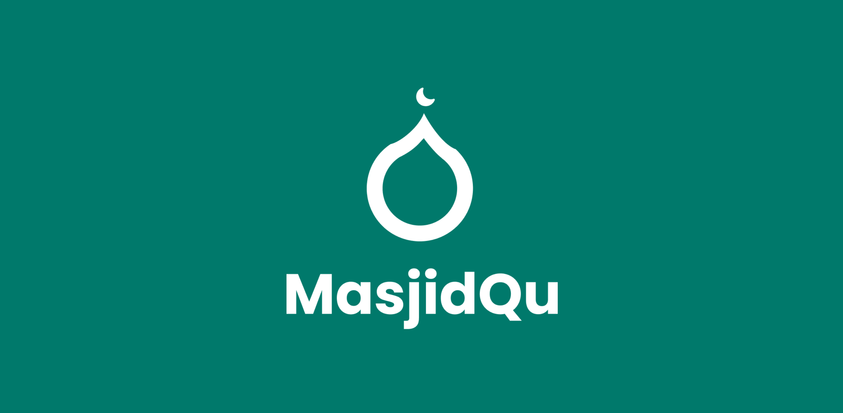 Masjidqu brand splash and logo showcase screenshot 1