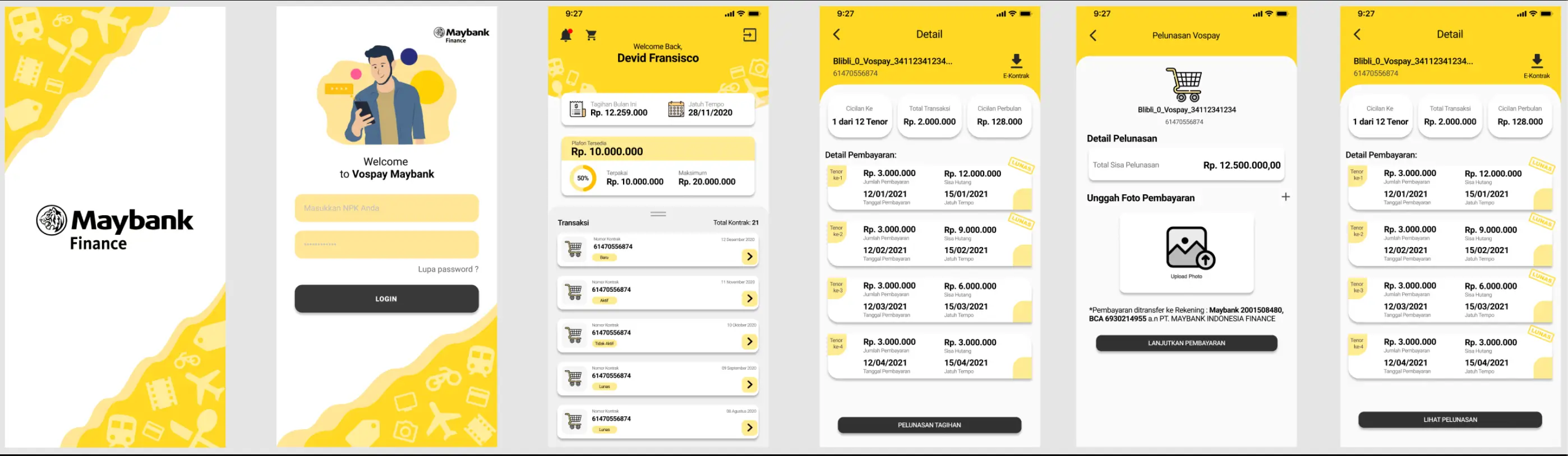 Vospay - Loan Apps Internal Maybank showcase screenshot 1